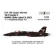 FABD72073 1/72 デカール F/A-18F スーパーホーネット VX-9 ヴァンディ 1チャイナレイク海軍兵器センター 2025年 [プラモデル用品]