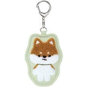 ZKH1 [さがら刺繍キーホルダー SHIBA]