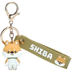 ZRMKH1 [ラバーマスコット付キーホルダー SHIBA]