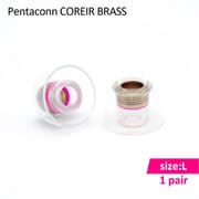 Pentaconn COREIR-BRASS イヤーピース Lサイズ 1ペア PTM01-L-1P