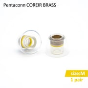 Pentaconn COREIR-BRASS イヤーピース Mサイズ 1ペア PTM01-M-1P