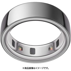 スマートリング Oura Ring 4（オーラリング 4） 最大8日バッテリー 軽量・薄型デザイン 睡眠分析 シルバー US 9号 JZ90-54217-09