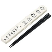 抗菌 音の鳴らない箸箱セット SNOOPY(グッドネス75) ABC3AG