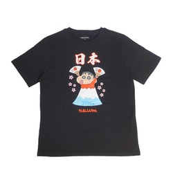 22863308 クレヨンしんちゃん 富士山 Tシャツ BLACK 3L