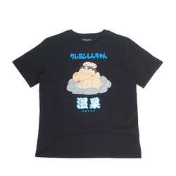 22863310 クレヨンしんちゃん 温泉 Tシャツ BLACK L
