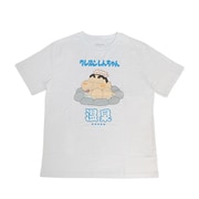 22863310 クレヨンしんちゃん 温泉 Tシャツ WHITE M