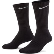 エブリデイクッションドソックス(3足) ユニセックス フィットネス ソックス ブラック/ホワイト(010) 21-23cm SX7664