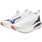 ミズノネオビスタ2 メンズ ランニングシューズ ホワイト×メタリックブルー×ピンク（01） 27.5cm J1GC2534