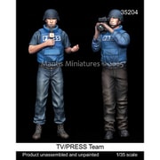 Man35204 1/35 現用 TV/報道チームセット 2体入 [組立式プラスチックモデル]
