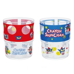 コップ 200ml クレヨンしんちゃん プラスチック 2個入り アクション仮面