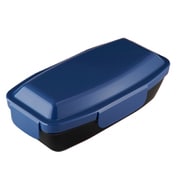 弁当箱 750ml~1000ml 4点ロックドームランチボックス 1段 無紋 群青