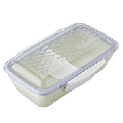 お弁当箱 1段 500ml ダイヤカットドームランチボックス500 アースグリーン