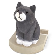 スマホスタンド フィーカ 動物 木彫り クツシタ KH-61386