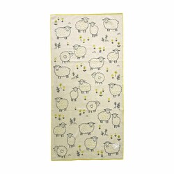 タオル ナチューラファブリカ ペコラ バスタオル 60×120cm イエロー NF16044