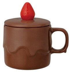 マグカップ 250ml キャンドルケーキマグ 陶器 チョコ MG-35666