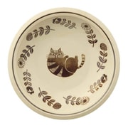 プレート 22cm fika フィーカ カレー&パスタ皿 陶器 ブラウン TW-35926
