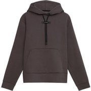 フォーカステックフーディ メンズ ランニングウェア パーカー ペブル Sサイズ 1MF30290569