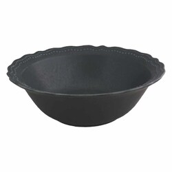 ボウル 16.5cm シャルドネ 磁器 ブラック 20838