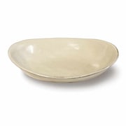 カレー皿 24cm オーバル 窯変 磁器 アイボリー 20878