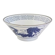 ラーメン鉢 1050ml レトロ中華 磁器 青 22503