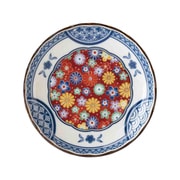 小皿 12cm 3.5寸 プレート 藍染小紋 磁器 花小紋 22840