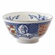 飯碗 12cm 藍染小紋 磁器 花小紋 22856