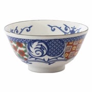 飯碗 12cm 藍染小紋 磁器 花小紋 22856