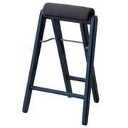 スツール 折りたたみ 高さ64cm ハイスツール ティット ネイビー TITTO-HF(NV)
