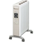 オイルレスヒーター NOIL HEAT（ノイルヒート） 8～10畳 高密着FIXALヒーター（アルミダイキャスト式）/転倒オフスイッチ/過熱防止装置/リモコン付き ホワイトベージュ DHS-1225（CW）
