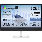 ディスプレイ/31.6型/4K(3840×2160)/QD-OLED/非光沢/DisplayHDR True Black 400/120Hz/0.03ms(GtoG)/HDMI×1 USB-C×1/スピーカー内蔵/無輝点3年保証 S3225QC-R
