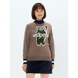 アンパスィ　and per se セーター　ゴルフ　レディース and per se アンパスィ レディース ゴルフウェア 防風モール