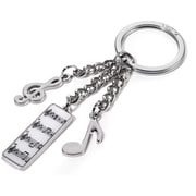 KR12-05/CH [TROIKA（トロイカ） 5. SINFONIE キーリング 3 charms（musical note, clef, symphony）]