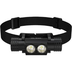 HL-02A [855lm 強力 着脱式 LED ヘッドライト IP65 防水 防塵 ライト取外し可能 115g 軽量 SOSモード コンパクト 最大40時間点灯]