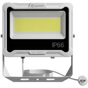 LD-100CP [LED 投光器 昼白色 PSE認証プラグ付き 100W 17,000lm IP66 耐熱 通気弁 付き 簡単取付 耐風 耐震 電気工事不要 アルミダイカスト製]