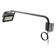 LD-K6B [一体型 LED アームライト 昼白色 60W 7,000lm IP66 高演色性 Ra95 簡単取付 角度調整可能 ブラック]