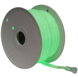 TP-W20M [20m LEDロープライト ルミナスリンクライト 蓄光 両面発光 高輝度 テープライト 防水 難燃 耐久性 屋内外 現場作業 誘導ライト 注意喚起 災害対策]