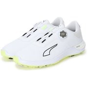 パワー アセンド ニトロ ディスク メンズ ゴルフシューズ スパイクレス ダイヤル 29.5cm PUMA White-PUMA Black-Fizzy Light(01) 2025年モデル 313146