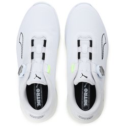 未使用　PUMA ホワイト ゴルフシューズ　26cm プーマ（PUMA）（メンズ）ゴルフシューズ パワーアセンド ニトロ