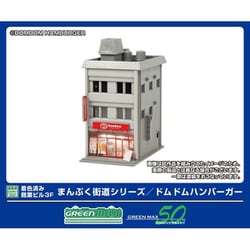 グリーンマックス ストラクチャー キット Nゲージ ストラクチャーキット 商業ビル 3F 4棟入り 鉄道模型