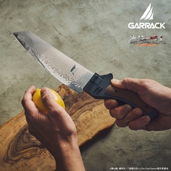 GARRACK 進撃の巨人 ギャラック 進撃の巨人×関市の包丁超硬質ブレード包丁 3徳包丁（ダマスカス） NIN-3H-SK-DK