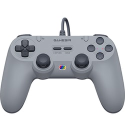 レトロ風デザイン 有線ゲーミングコントローラー Switch/Switch2/iOS/Android/WindowsPC対応 レトログレイ GameSir Tegenaria Lite Gray