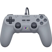 レトロ風デザイン 有線ゲーミングコントローラー Switch/Switch2/iOS/Android/WindowsPC対応 レトログレイ GameSir Tegenaria Lite Gray