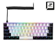 60%ゲーミングキーボード 日本語配列 青軸 ホワイト SKILLER SGK50 S4 White