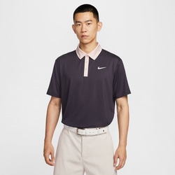 DF ツアー コントラスト S/S ポロ メンズ ケーブパープル Lサイズ
