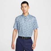 DF TOUR POA PRINT S/S ポロ メンズ ライトAブルー Lサイズ