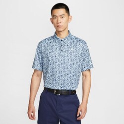 DF TOUR POA PRINT S/S ポロ メンズ ライトAブルー XLサイズ