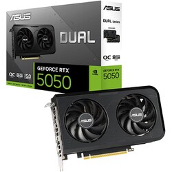 Dual GeForce RTX 5050 8GB GDDR6 OC Edition グラフィックボード DUAL-RTX5050-O8G