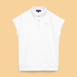 ゴルフウェアレディース フレンチスリーブポロ WH Lサイズ CWA25L C25134208 1030