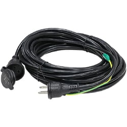 CT3-B10M [延長コード 屋外防雨型 全長 10m 1500W アース線付き PSE認証取得 ブラック]