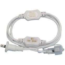 TP-95V [ロープライト専用電源コード AC100V 6.5A 1.5m PSE認証]
